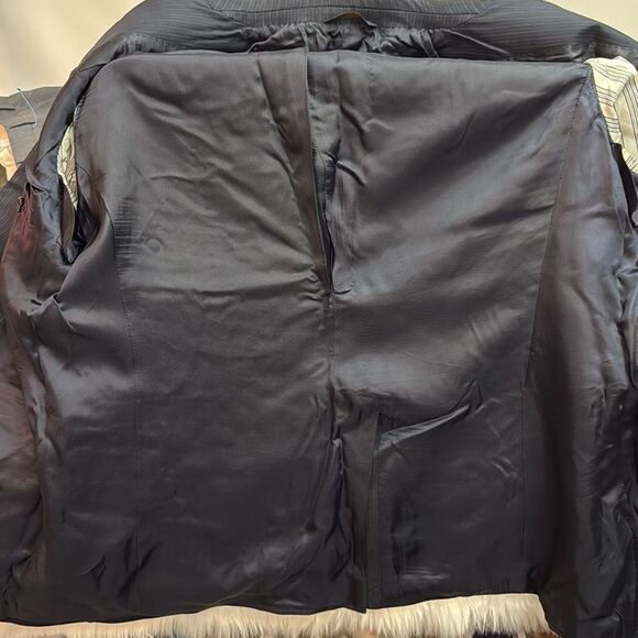 Brooks Brothers 1818 Fitzgerald Pin Striped Suit Jacket Size 44R C40 - Picture 11 of 12